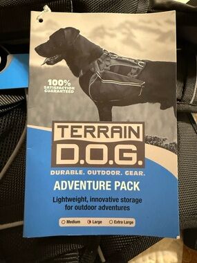 Adventure Pack Dog Harness - Black/Gray